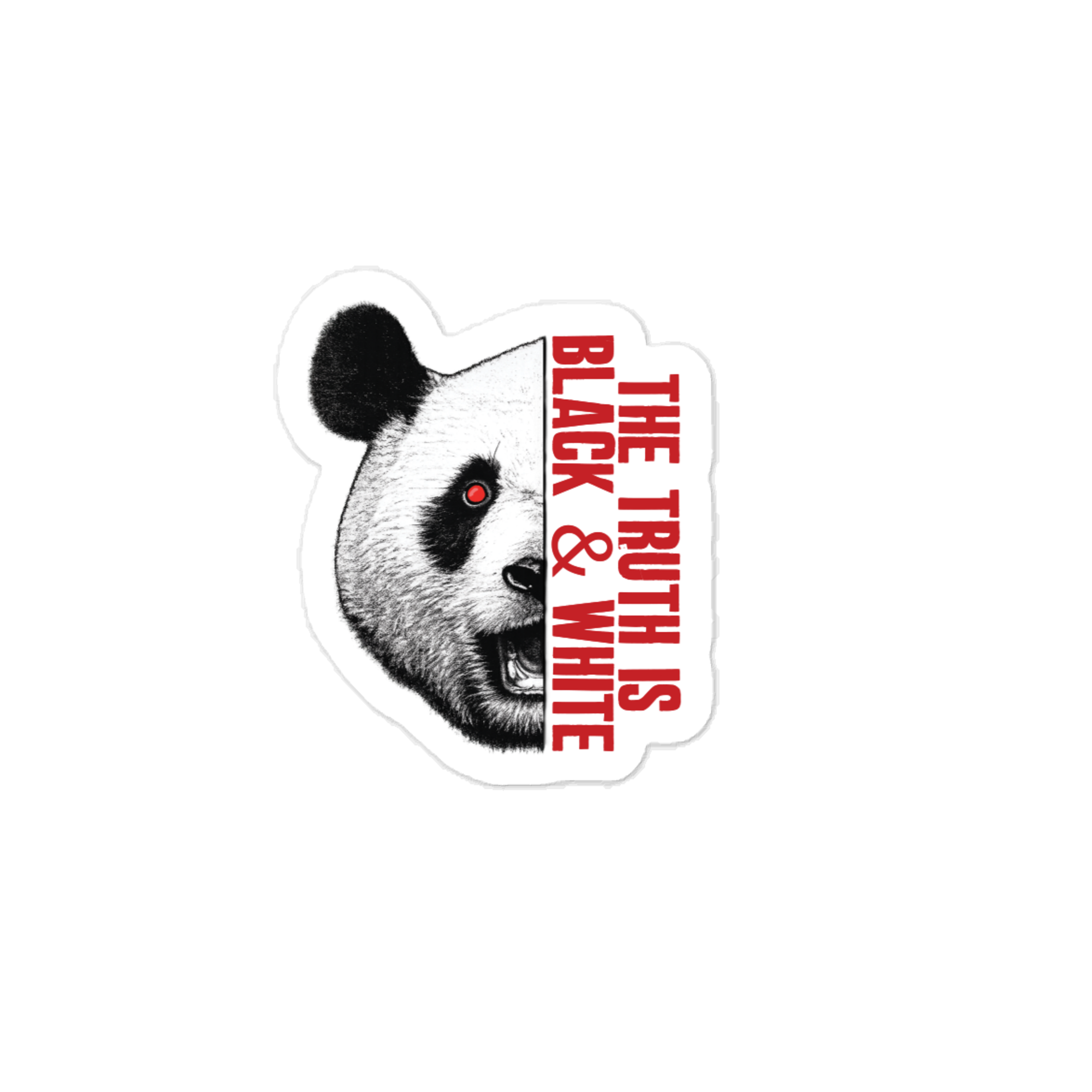 The Truth is Black & White Vinyl Decals